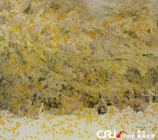 洒满阳光的日子之二/张翔得/2011年/水彩画/103x117cm 洒满阳光的日子之二/张翔得/2011年/水彩画/103x117cm